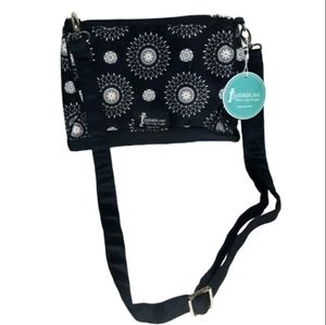 New initials inc. Black White boho Coachella Bag